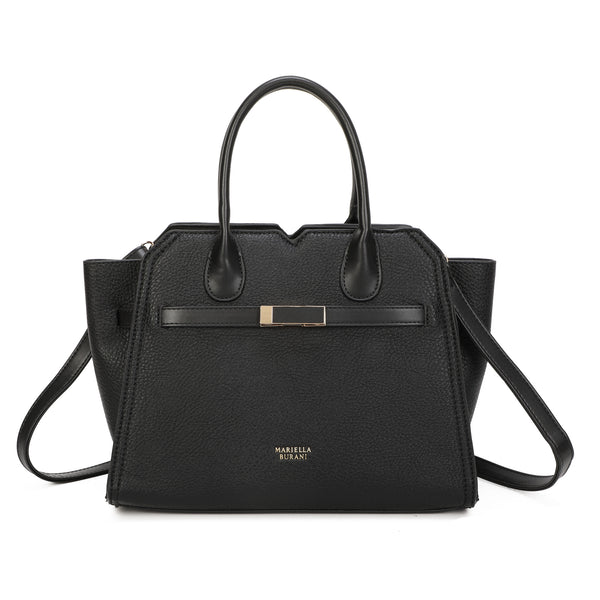 Borsa trapezio in ecopelle Mariella Burani con cinturino decorativo MB7068