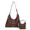 Borsa a spalla in ecopelle martellata con mini bag inclusa VC633
