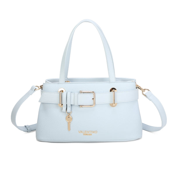 Borsetta a mano in ecopelle con cintura decorativa e chiave VA7076