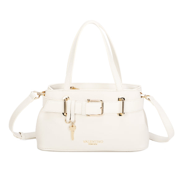 Borsetta a mano in ecopelle con cintura decorativa e chiave VA7076