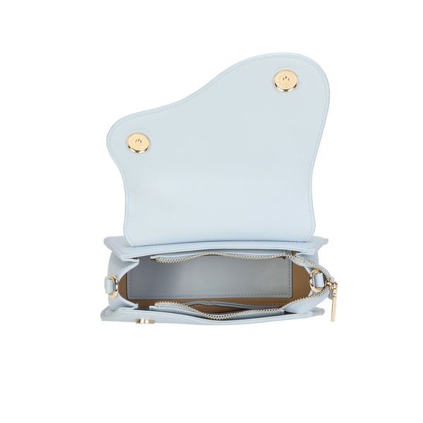 Borsetta sella a mano in ecopelle con sfere decorative VA7073