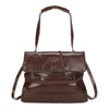 Borsa spalla e tracolla in ecopelle lucida effetto vintage EC6322