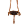 Borsetta a tracolla boho in ecopelle scamosciata con frange e borchie Valentino Creations VC7090