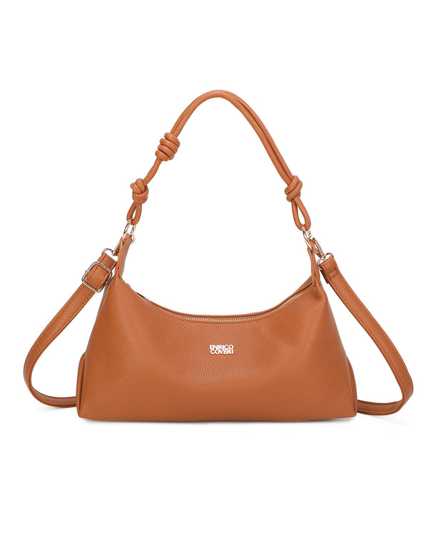 Borsa a spalla in ecopelle Enrico Coveri con manico a laccio ECG611
