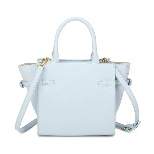 Borsetta a trapezio in ecopelle con cinghia decorativa Enrico Coveri EC2253