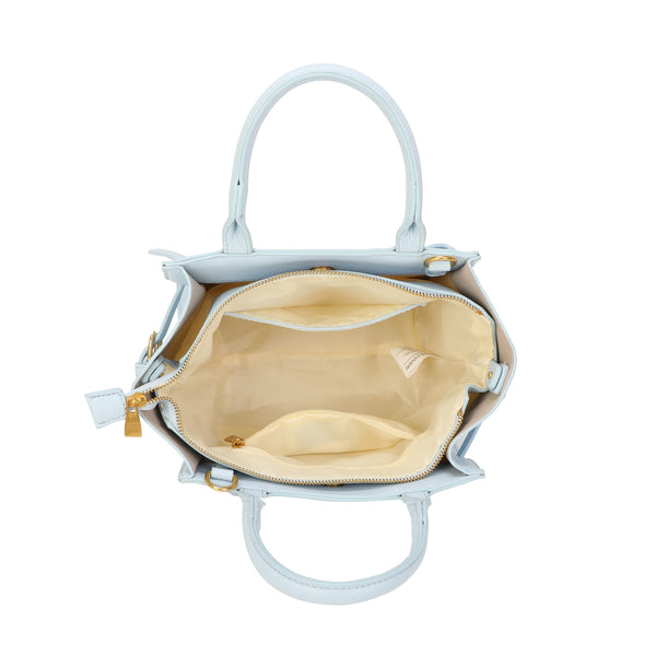 Borsetta a trapezio in ecopelle con cinghia decorativa Enrico Coveri EC2253