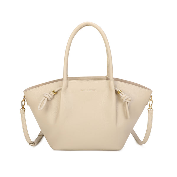 Borsa a mano in ecopelle ENRICO COVERI con lacci annodati decorativi EC2259