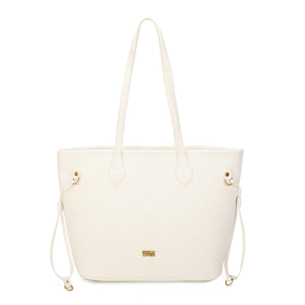 Shopper a spalla in ecopelle con stampa a rilievo Enrico Coveri EC2226