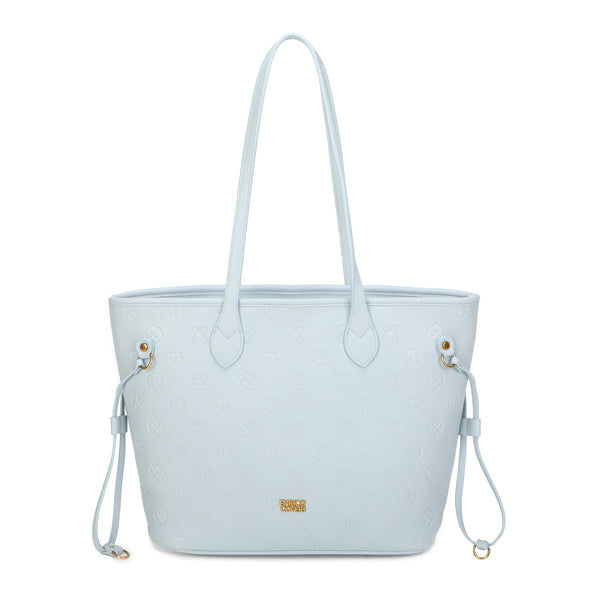 Shopper a spalla in ecopelle con stampa a rilievo Enrico Coveri EC2226