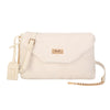 Pochette a tracolla in pelliccia e pelle sintetiche MB050