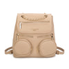 Zaino in ecopelle multitasche con catena intrecciata Valentino Creations VC2023