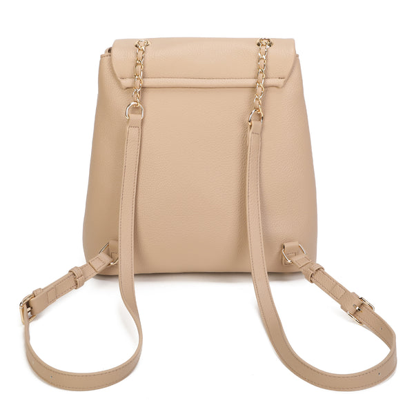 Zaino in ecopelle multitasche con catena intrecciata Valentino Creations VC2023