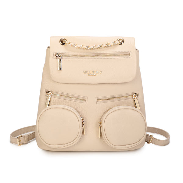 Zaino in ecopelle multitasche con catena intrecciata Valentino Creations VC2023