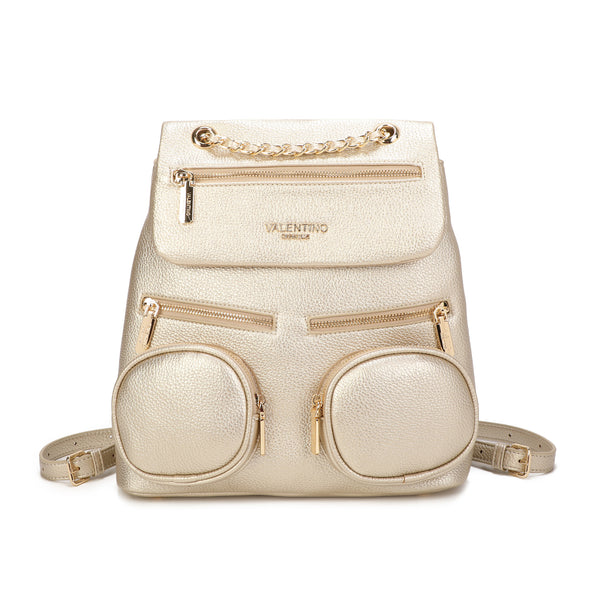 Zaino in ecopelle multitasche con catena intrecciata Valentino Creations VC2023