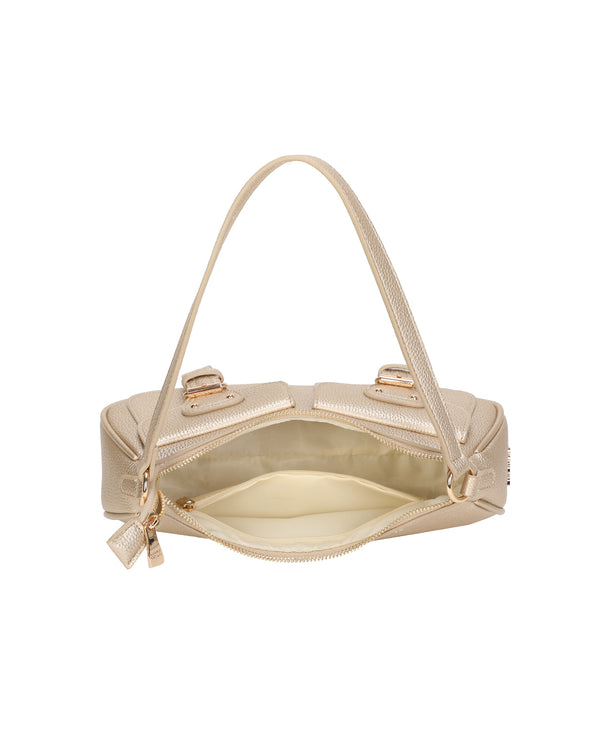 Borsetta in ecopelle a spalla con doppia tasca frontale ECG607