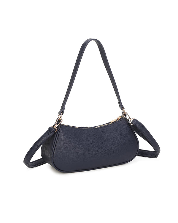 Borsetta in ecopelle a spalla con doppia tasca frontale ECG607