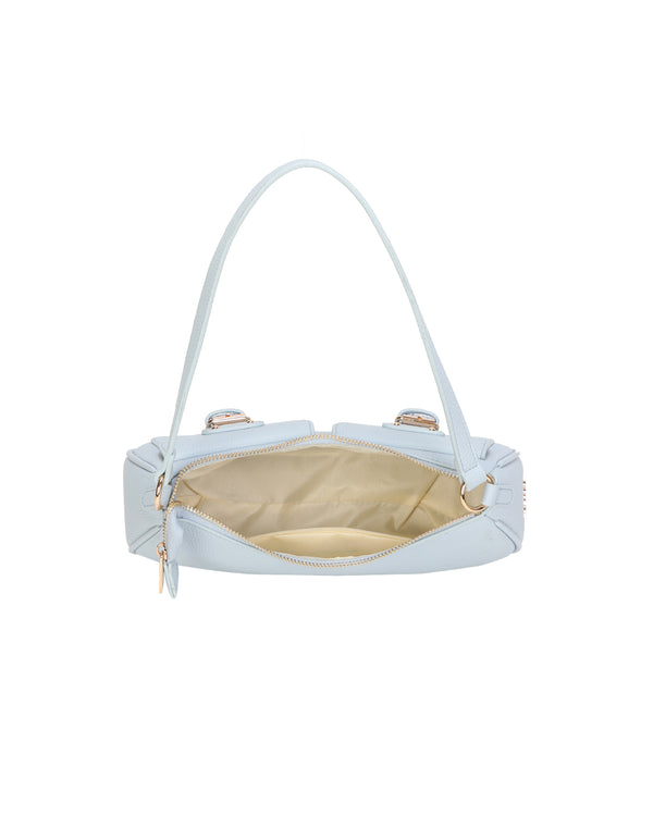 Borsetta in ecopelle a spalla con doppia tasca frontale ECG607