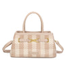 Borsa a tracolla in ecopelle gingham Enrico Coveri EC7052