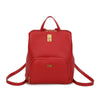 Zaino in ecopelle Enrico Coveri con chiusura turn lock e zip a 3 tasche EC2254