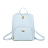 Zaino in ecopelle Enrico Coveri con chiusura turn lock e zip a 3 tasche EC2254