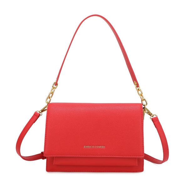 Borsa a postino a spalla in ecopelle Enrico Coveri EC2239