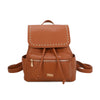 Zaino in ecopelle Enrico Coveri con decorazioni a borchie sulla patta EC6334