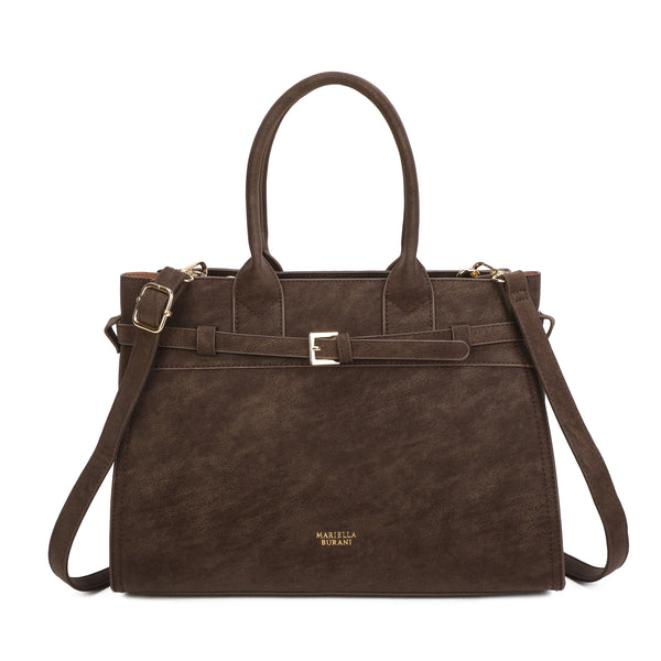 Borsa bauletto Mariella Burani in ecopelle scamosciata MB7106