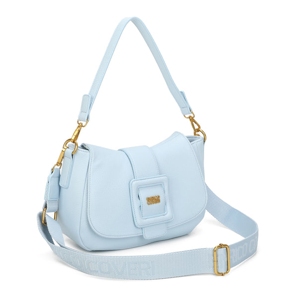 Borsa spalla con patta e dettaglio a fibbia stile Y2K in ecopelle Enrico Coveri EC6273