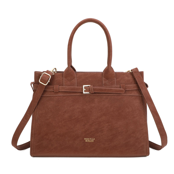 Borsa bauletto Mariella Burani in ecopelle scamosciata MB7106