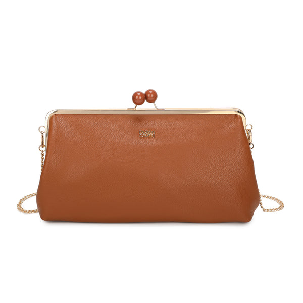 Borsa ecopelle maxi pochette con catena e chiusura a clic EC6270 Enrico Coveri