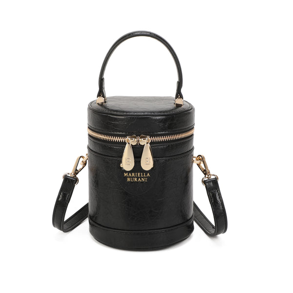 Borsa a cilindro rigida Mariella Burani MB-7065 in ecopelle