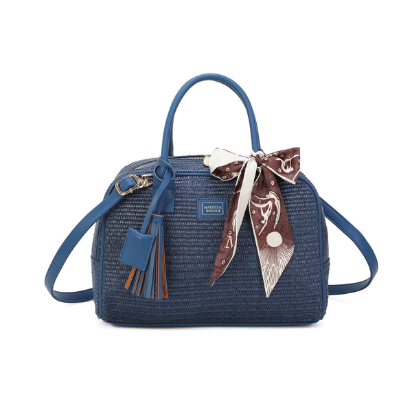 Borsetta in rafia e ecopelle a bauletto Mariella Burani MB6310