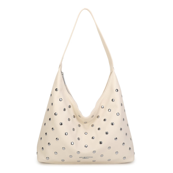 Borsa spalla in ecopelle con borchie argento VC2011