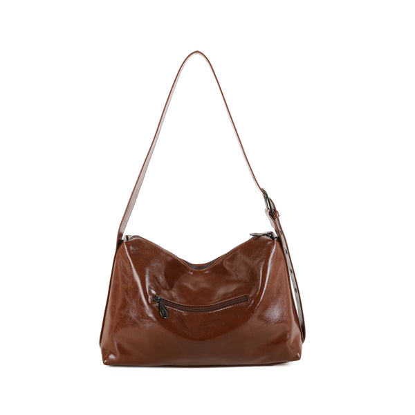 Borsa a spalla e tracolla in ecopelle lucida Mariella Burani MB034