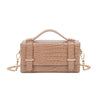 Borsetta a tracolla rettangolare rigida in ecopelle cocco Enrico Coveri EC6286