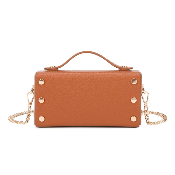 Borsetta a tracolla rettangolare rigida in ecopelle Enrico Coveri EC6282