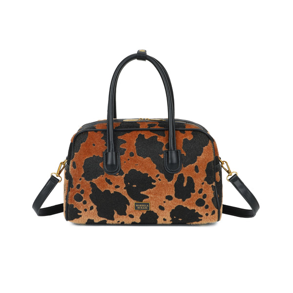 Bauletto in ecopelle muccata cavallino Mariella Burani MB057