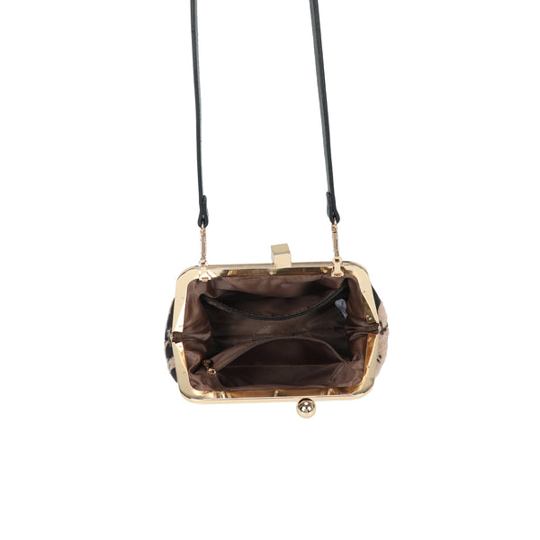 Pochette clutch Mariella Burani in ecopelliccia muccata MB060