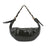 Borsa croissant mezzaluna Mariella Burani in ecopelle lucida invecchiata manico intreccio metallico MB029