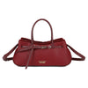 Borsa a mano con cintura decorativa e bordo in teddy Valentino Creations VA7084