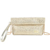 Borsa pochette gioiello con strass e chiusura a pergamena VC9001