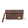Borsa pochette gioiello con strass e chiusura a pergamena VC9001
