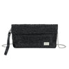 Borsa pochette gioiello con strass e chiusura a pergamena VC9001