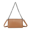 Borsa a tracolla in ecopelle liscia con frange e lustrini Mariella Burani MB5005