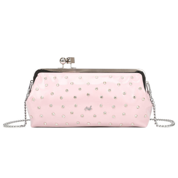 Borsa pochette in ecopelle con strass Mariella Burani MB6317