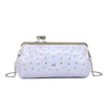 Borsa pochette in ecopelle con strass Mariella Burani MB6317