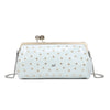 Borsa pochette in ecopelle con strass Mariella Burani MB6317