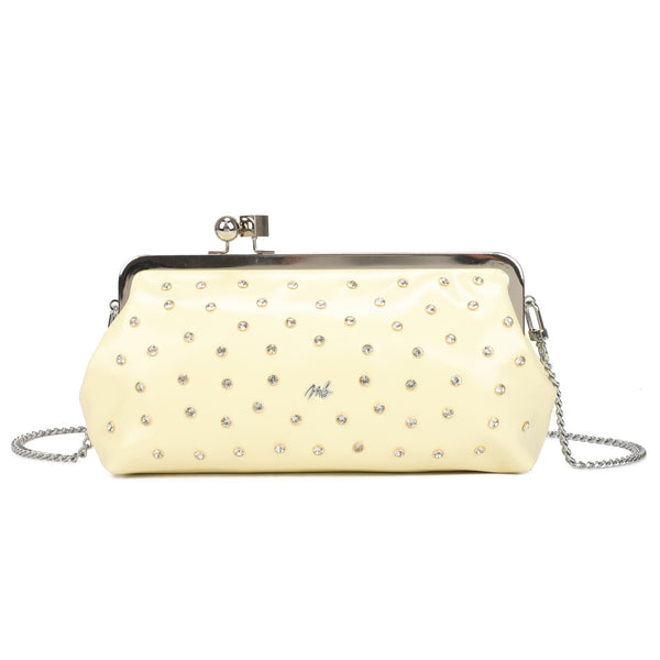 Borsa pochette in ecopelle con strass Mariella Burani MB6317