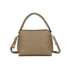 Borsa ecopelle martellata a coulisse con manico intrecciato EC5087