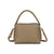 Borsa ecopelle martellata a coulisse con manico intrecciato EC5087